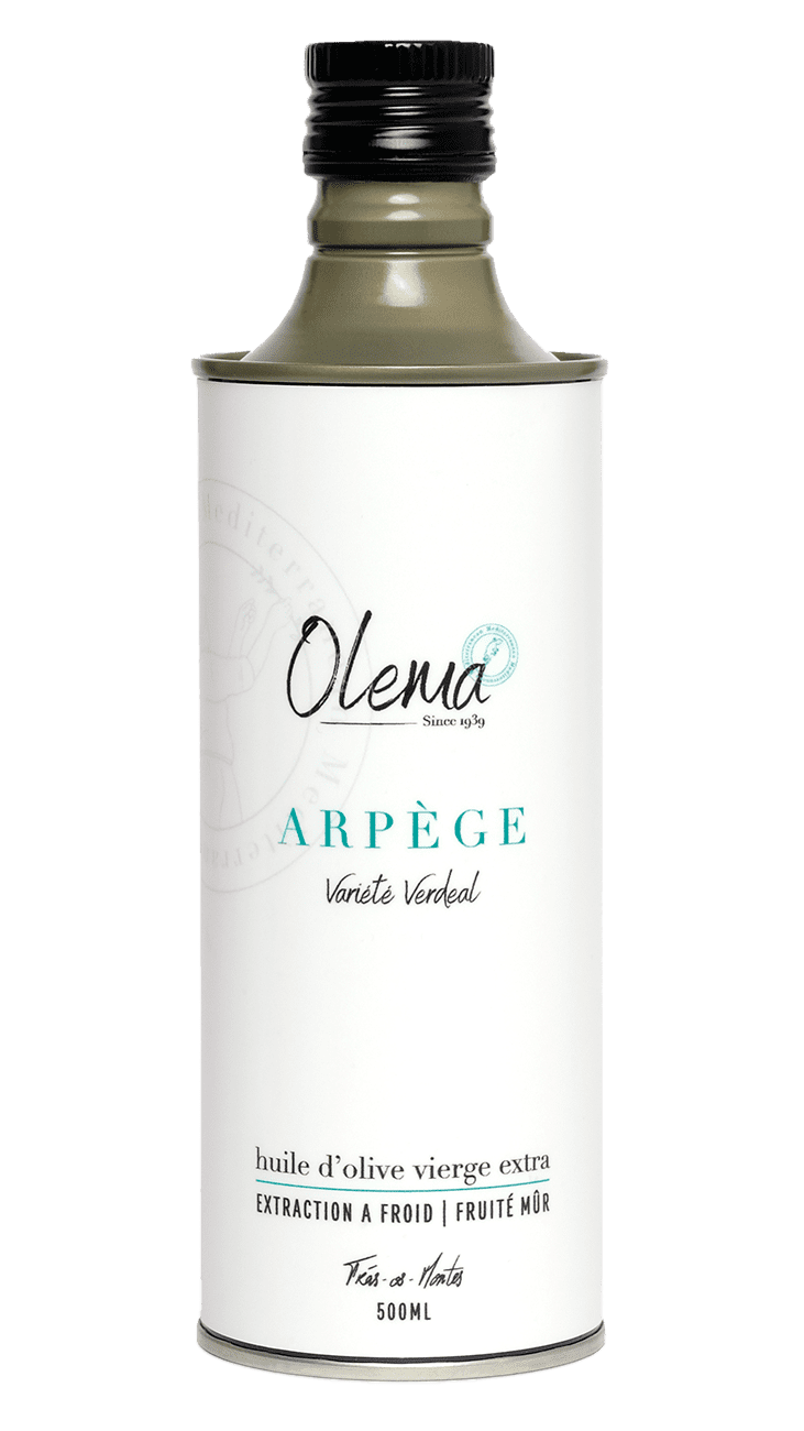 Photo de l'huile d'olive vierge extra Olema - Collection arpège fruité vert en format 500ml