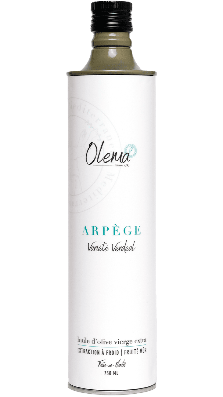 Photo de l'huile d'olive vierge extra Olema - Collection arpège fruité vert en format 750ml